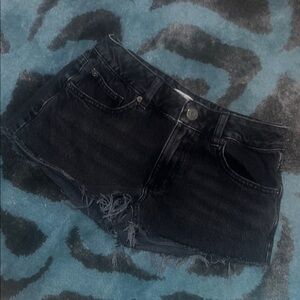 Distressed Jean shorts